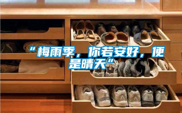“梅雨季，你若安好，便是晴天”