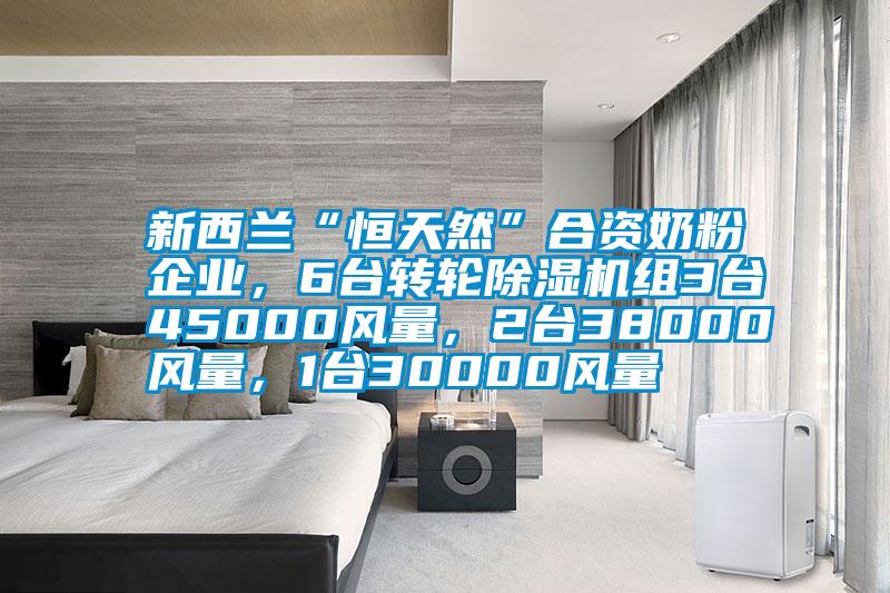 新西蘭“恒天然”合資奶粉企業(yè)，6臺轉(zhuǎn)輪除濕機組3臺45000風(fēng)量，2臺38000風(fēng)量，1臺30000風(fēng)量