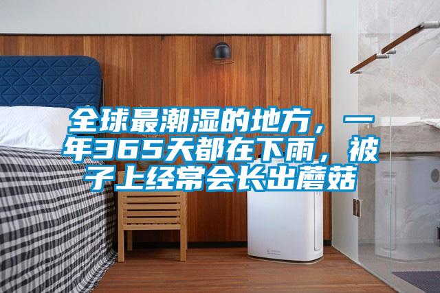 全球最潮濕的地方，一年365天都在下雨，被子上經(jīng)常會(huì)長(zhǎng)出蘑菇