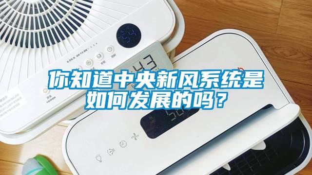 你知道中央新風系統(tǒng)是如何發(fā)展的嗎？