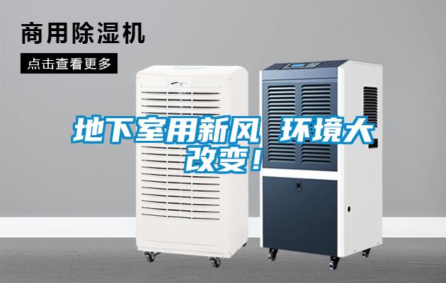 地下室用新風(fēng) 環(huán)境大改變！