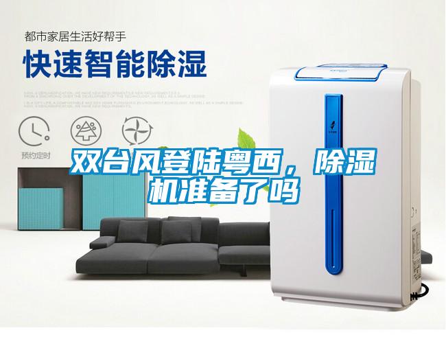 雙臺(tái)風(fēng)登陸粵西，除濕機(jī)準(zhǔn)備了嗎