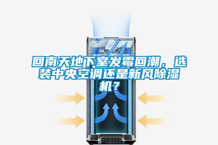 回南天地下室發(fā)霉回潮，選裝中央空調(diào)還是新風(fēng)除濕機(jī)？