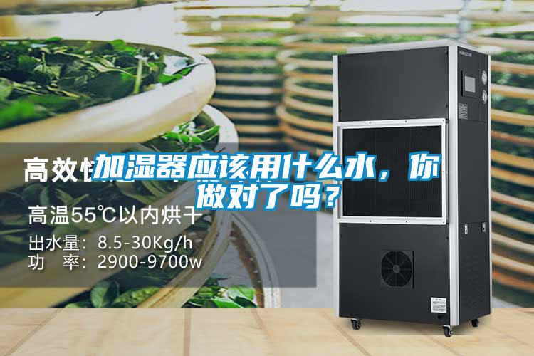加濕器應該用什么水，你做對了嗎？
