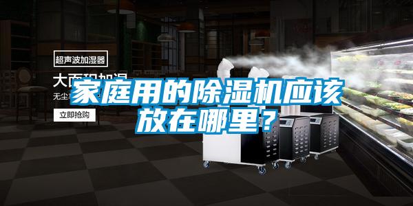 家庭用的除濕機應(yīng)該放在哪里？