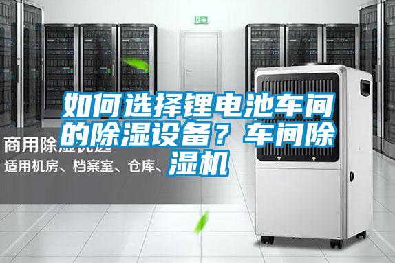 如何選擇鋰電池車間的除濕設(shè)備？車間除濕機
