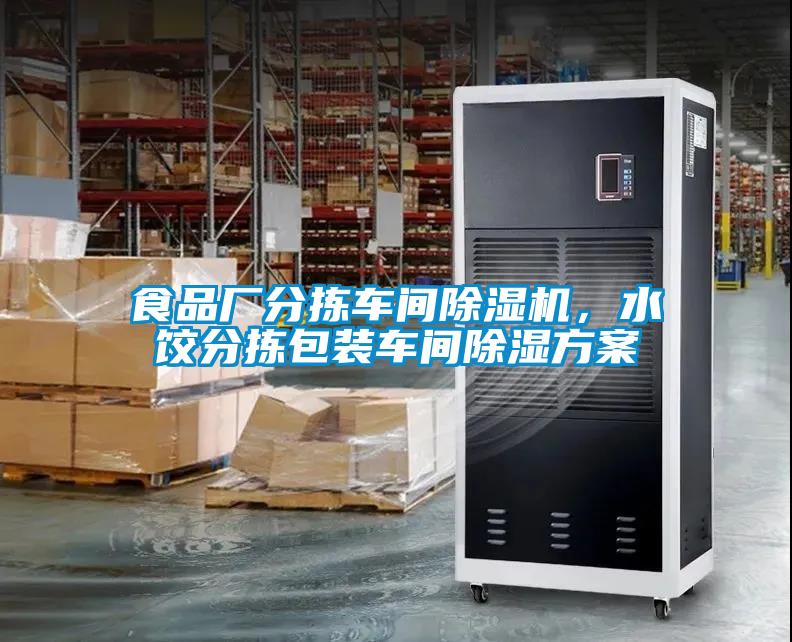 食品廠分揀車(chē)間除濕機(jī)，水餃分揀包裝車(chē)間除濕方案