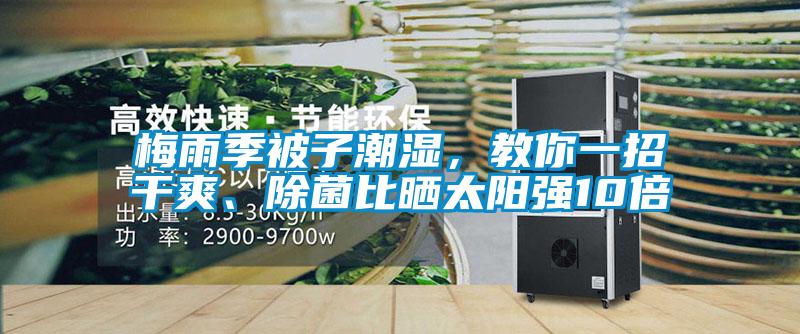 梅雨季被子潮濕，教你一招干爽、除菌比曬太陽強(qiáng)10倍