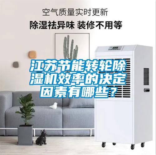 江蘇節(jié)能轉(zhuǎn)輪除濕機效率的決定因素有哪些？