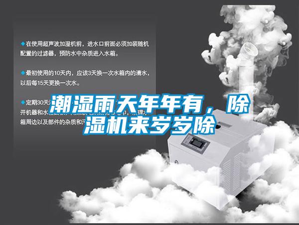 潮濕雨天年年有，除濕機來歲歲除