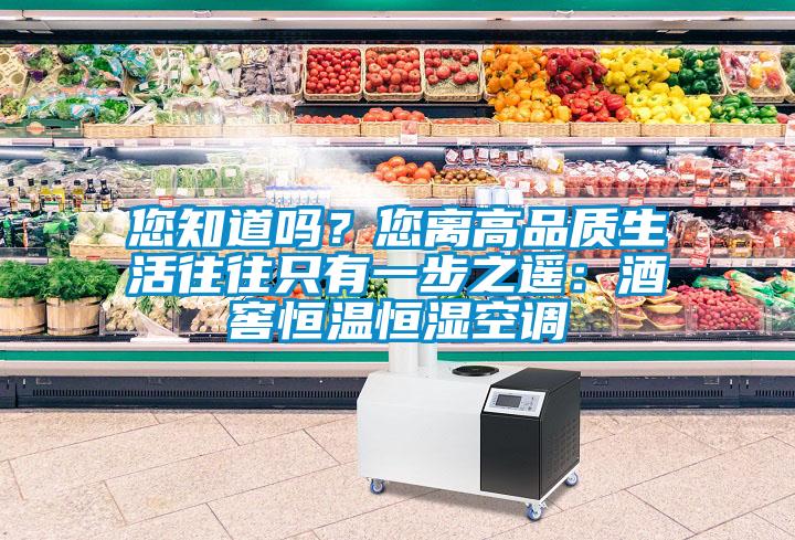 您知道嗎？您離高品質(zhì)生活往往只有一步之遙：酒窖恒溫恒濕空調(diào)