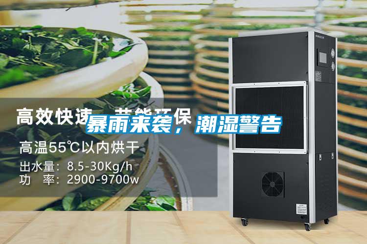 暴雨來襲，潮濕警告