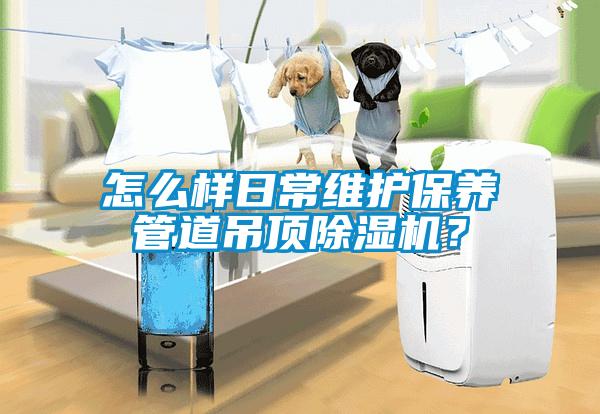 怎么樣日常維護(hù)保養(yǎng)管道吊頂除濕機(jī)？