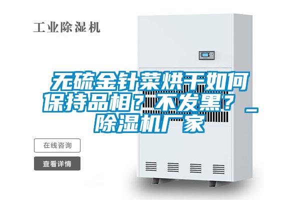 無(wú)硫金針菜烘干如何保持品相？不發(fā)黑？_除濕機(jī)廠家