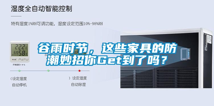 谷雨時節(jié)，這些家具的防潮妙招你Get到了嗎？
