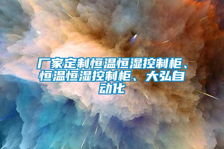 廠家定制恒溫恒濕控制柜、恒溫恒濕控制柜、大弘自動化