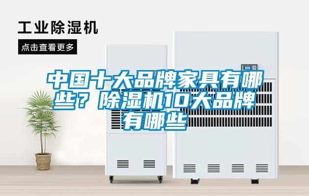 中國十大品牌家具有哪些？除濕機10大品牌有哪些