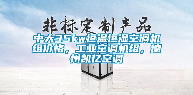 中大35kw恒溫恒濕空調機組價格，工業(yè)空調機組，德州凱億空調
