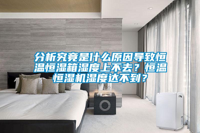 分析究竟是什么原因導致恒溫恒濕箱濕度上不去？恒溫恒濕機濕度達不到？