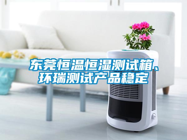 東莞恒溫恒濕測試箱、環(huán)瑞測試產(chǎn)品穩(wěn)定