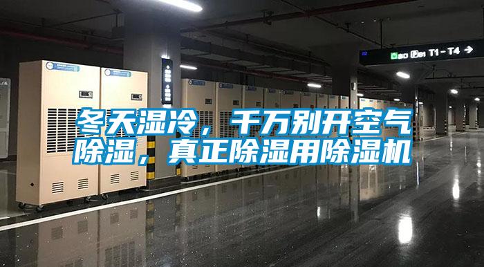 冬天濕冷，千萬別開空氣除濕，真正除濕用除濕機