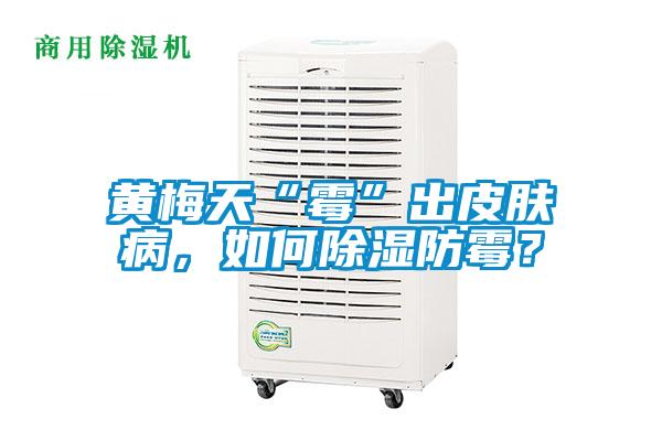 黃梅天“霉”出皮膚病，如何除濕防霉？