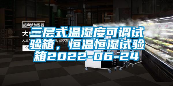 三層式溫濕度可調(diào)試驗箱，恒溫恒濕試驗箱2022-06-24