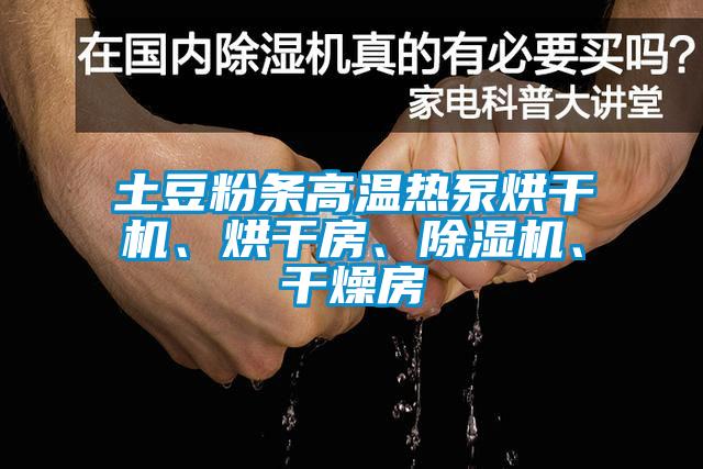 土豆粉條高溫熱泵烘干機、烘干房、除濕機、干燥房