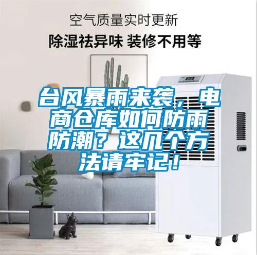 臺(tái)風(fēng)暴雨來(lái)襲，電商倉(cāng)庫(kù)如何防雨防潮？這幾個(gè)方法請(qǐng)牢記！