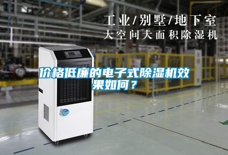 價格低廉的電子式除濕機效果如何？