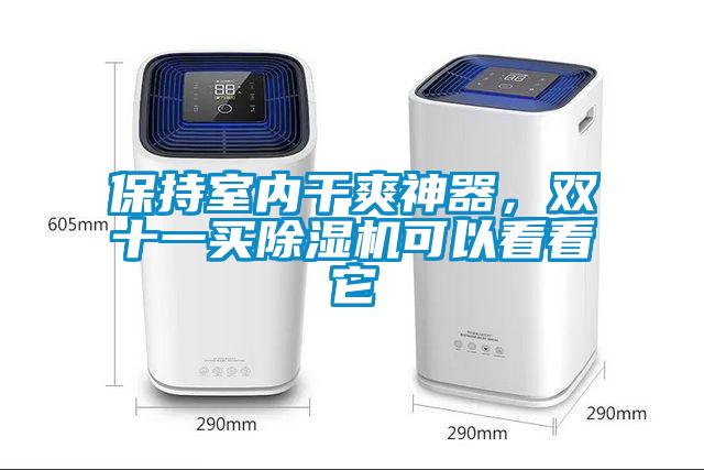 保持室內(nèi)干爽神器，雙十一買除濕機(jī)可以看看它