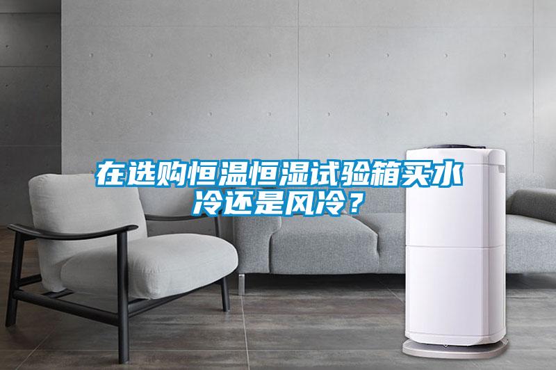 在選購恒溫恒濕試驗(yàn)箱買水冷還是風(fēng)冷？