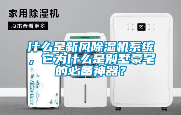 什么是新風(fēng)除濕機(jī)系統(tǒng)，它為什么是別墅豪宅的必備神器？