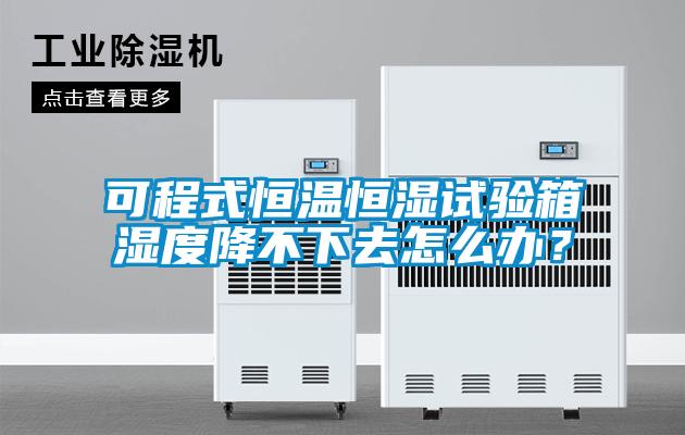 可程式恒溫恒濕試驗箱濕度降不下去怎么辦？