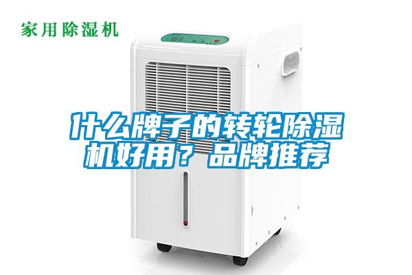 什么牌子的轉輪除濕機好用？品牌推薦