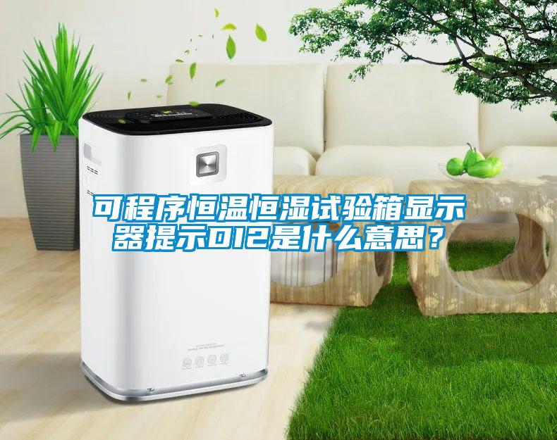 可程序恒溫恒濕試驗箱顯示器提示DI2是什么意思？