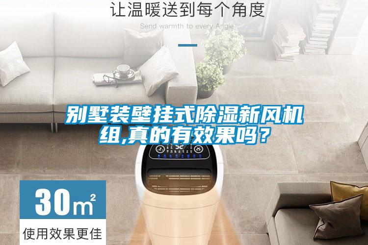 別墅裝壁掛式除濕新風(fēng)機(jī)組,真的有效果嗎？