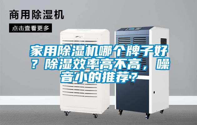 家用除濕機(jī)哪個牌子好？除濕效率高不高，噪音小的推薦？