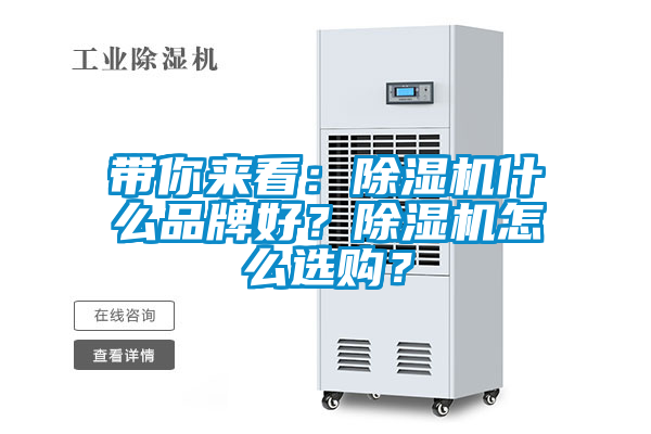 帶你來看：除濕機什么品牌好？除濕機怎么選購？