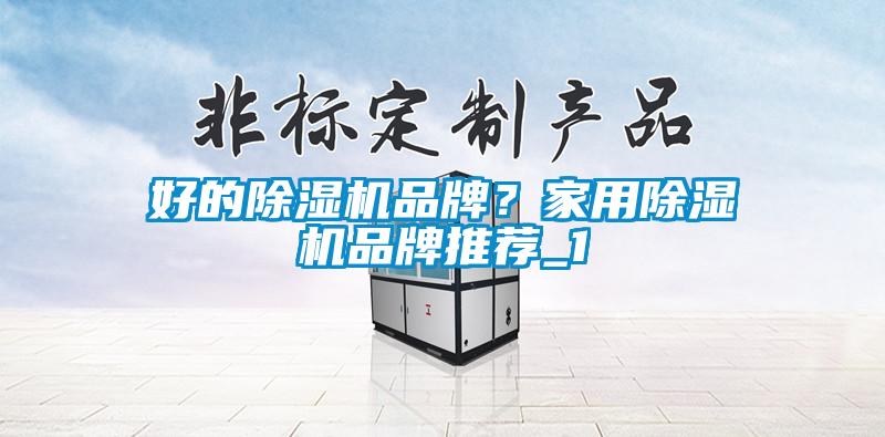 好的除濕機品牌？家用除濕機品牌推薦_1