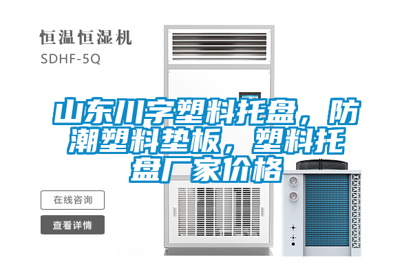 山東川字塑料托盤，防潮塑料墊板，塑料托盤廠家價格