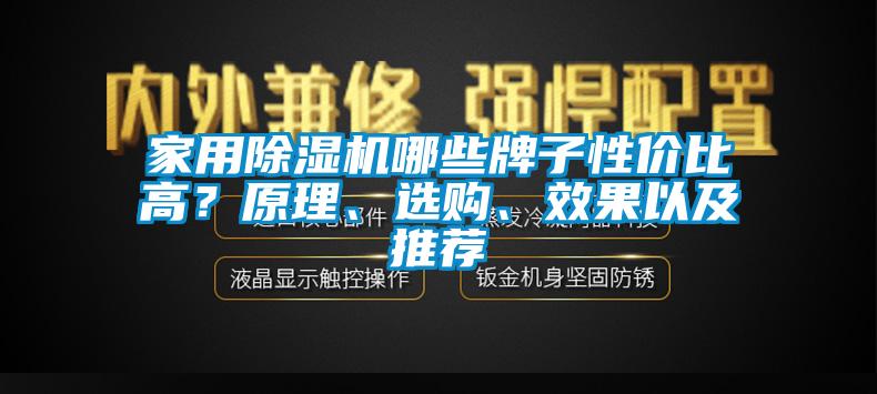 家用除濕機(jī)哪些牌子性價比高？原理、選購、效果以及推薦