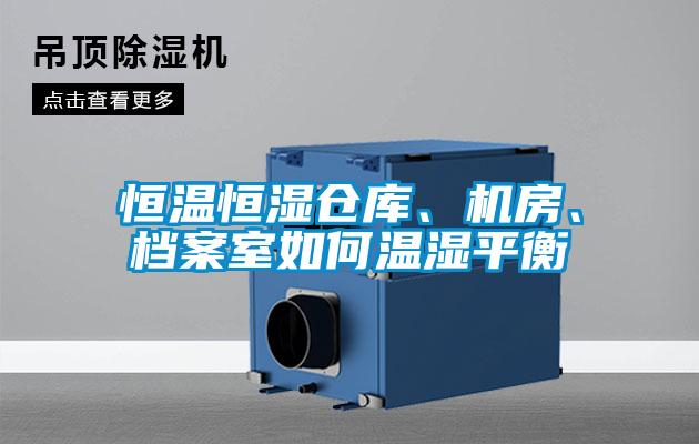 恒溫恒濕倉(cāng)庫(kù)、機(jī)房、檔案室如何溫濕平衡
