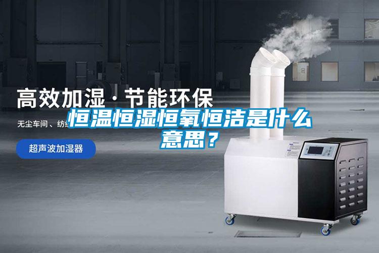 恒溫恒濕恒氧恒潔是什么意思？
