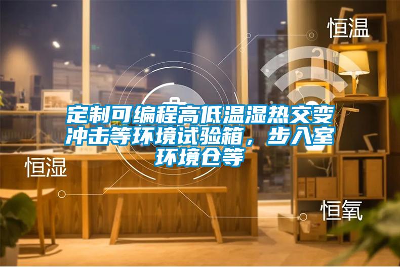 定制可編程高低溫濕熱交變沖擊等環(huán)境試驗(yàn)箱，步入室環(huán)境倉等