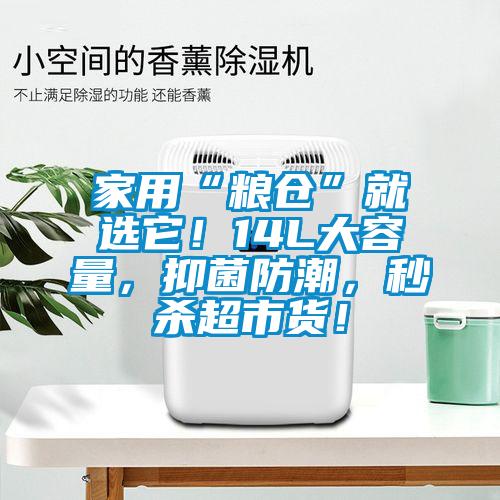 家用“糧倉(cāng)”就選它！14L大容量，抑菌防潮，秒殺超市貨！