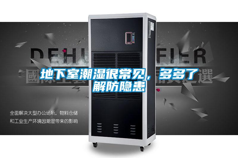 地下室潮濕很常見，多多了解防隱患