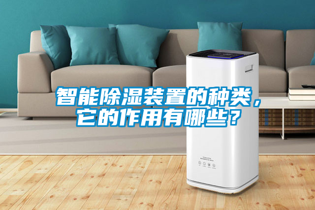 智能除濕裝置的種類，它的作用有哪些？