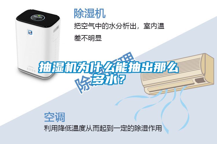 抽濕機(jī)為什么能抽出那么多水？