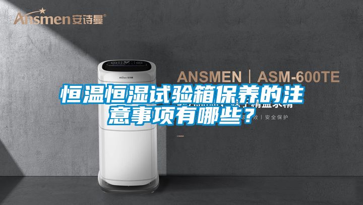 恒溫恒濕試驗(yàn)箱保養(yǎng)的注意事項(xiàng)有哪些？